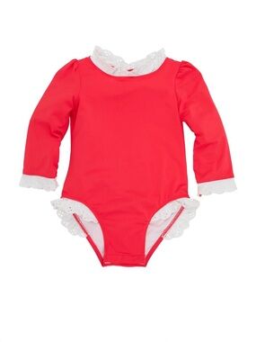 NWT, The Beaufort Bonnet Company Sarasota Surf suit, Richmond Red, 8 & 10